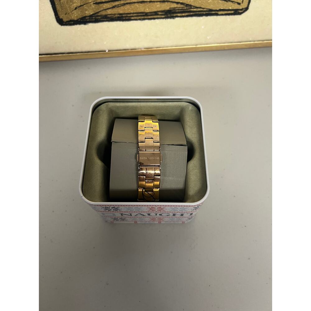 Michael Kors MK7346 Women's Rose Gold Stainless Steel Watch - Picture 4 of 5